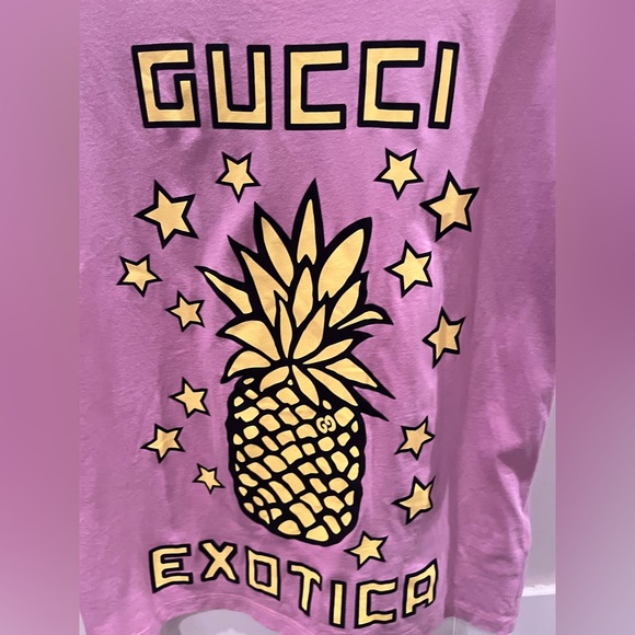 Gucci pineapple pink T-shirt - Picture 3 of 9